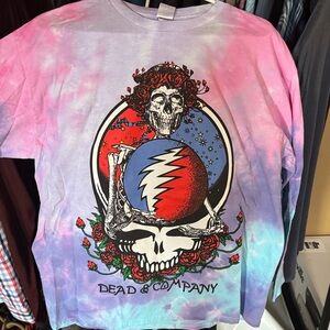 Dean & Company 2025 the Sphere Las Vegas Tie-Dye Graphic Tee with Skull LS XL